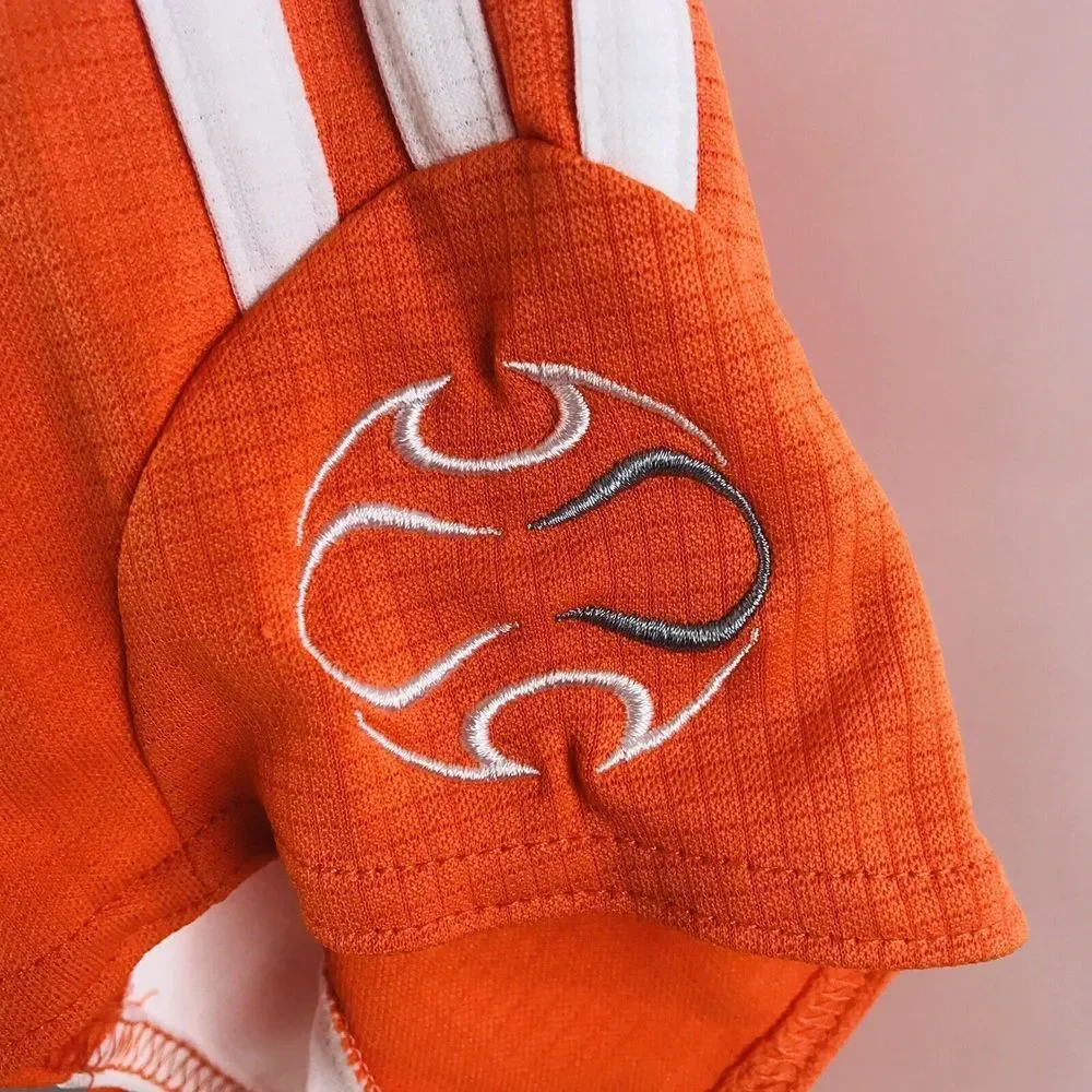 Adidas Mens S Soccer Jersey Orange White‎ Climalite Graphic